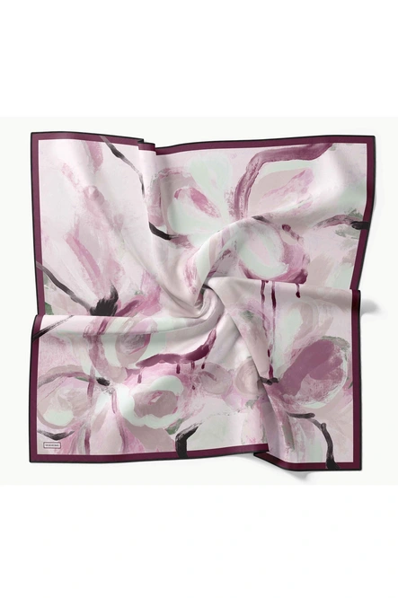 Silk Home Twill İpek Eşarp 11528-09 Petal Gül Kurusu