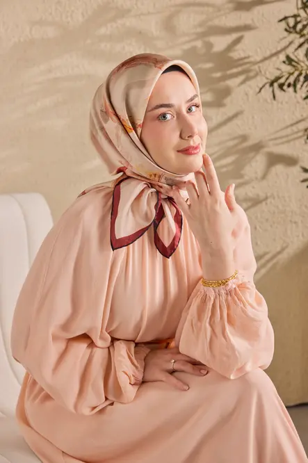 Silk Home Twill İpek Eşarp 11528-11 Petal Bordo
