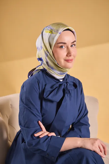 Silk Home Twill İpek Eşarp 11528-13 Petal Saks