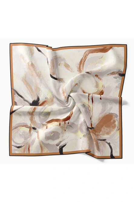 Silk Home Twill İpek Eşarp 11528-16 Petal Turuncu