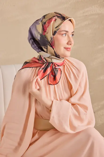 Silk Home Twill İpek Eşarp 11529-06 Signature Bej