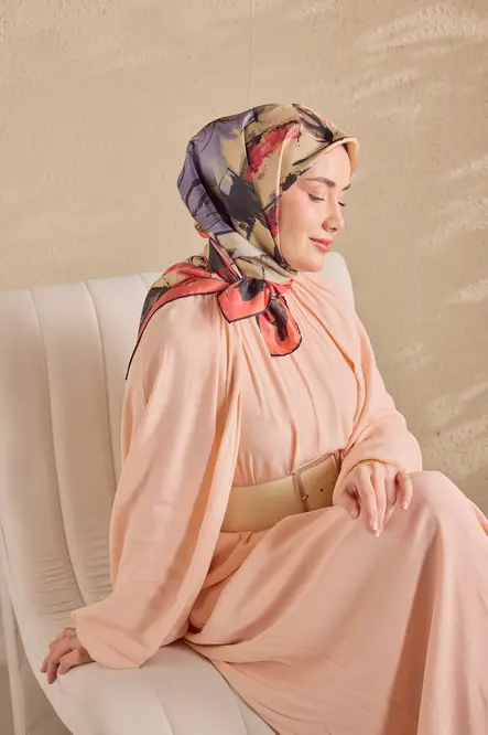 Silk Home Twill İpek Eşarp 11529-06 Signature Bej