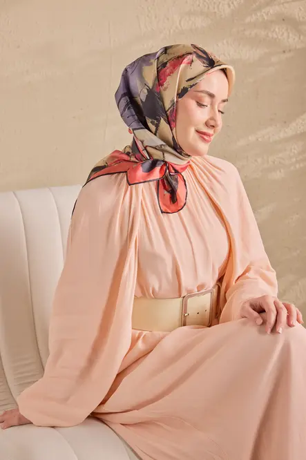 Silk Home Twill İpek Eşarp 11529-06 Signature Bej