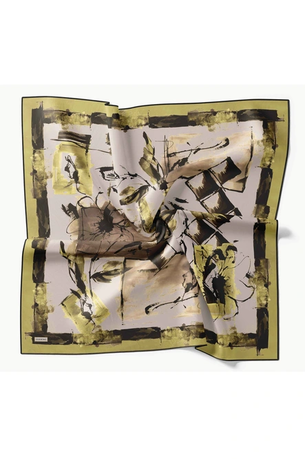 Silk Home Twill İpek Eşarp 11529-11 Signature Parlak Sarı