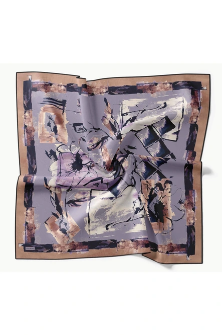 Silk Home Twill İpek Eşarp 11529-20 Signature Eflatun
