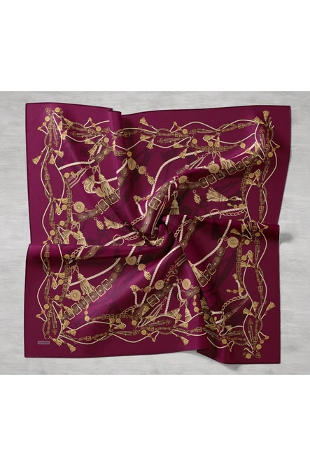 Silk Home Twill İpek Eşarp 11530-12 Vişne Çürüğü