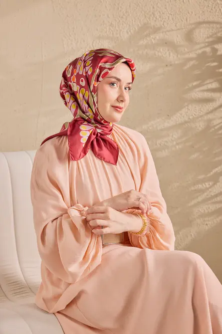 Silk Home Twill İpek Eşarp 11531-03 Bordo
