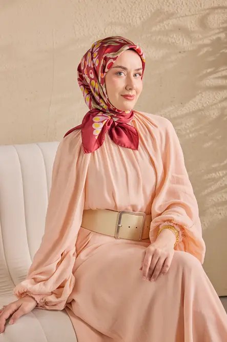 Silk Home Twill İpek Eşarp 11531-03 Bordo