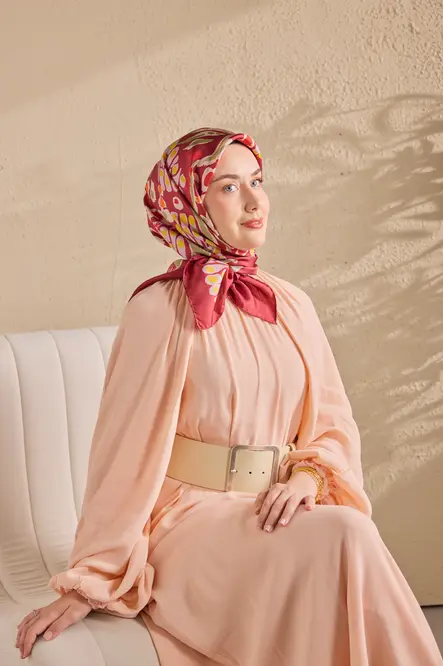 Silk Home Twill İpek Eşarp 11531-03 Bordo