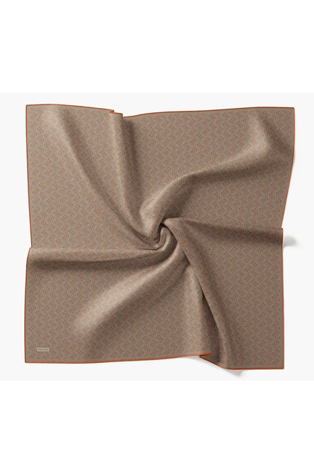 Silk Home Twill İpek Eşarp Mini Bouquet Vizon