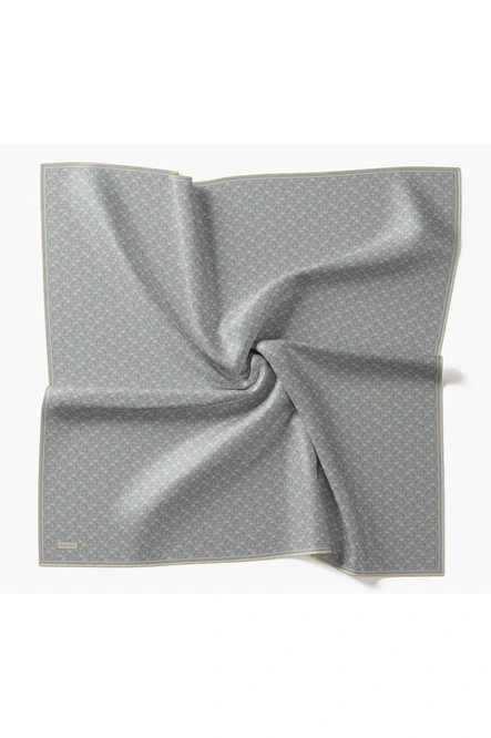 Silk Home Twill İpek Eşarp Mini Bouquet Bebe Mavi