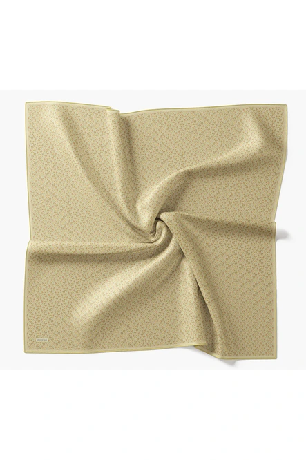 Silk Home Twill İpek Eşarp Mini Bouquet Açık Sarı