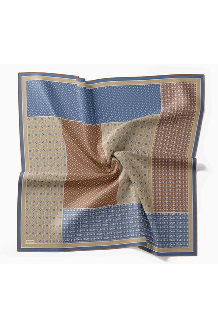Silk Home Twill İpek Eşarp Mihenk Çikolata Kahve