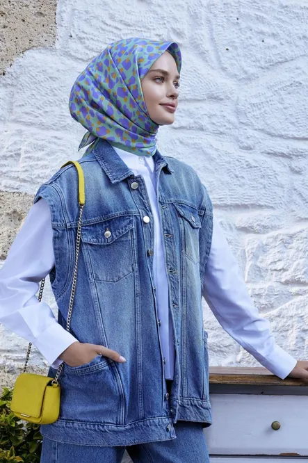 Belli Twill İpek Eşarp 4042-07