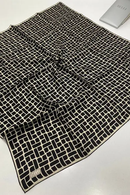 Belli Twill İpek Eşarp 4062-01