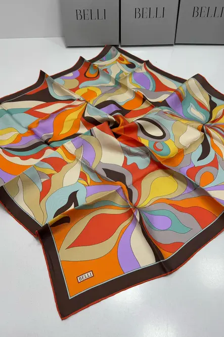 Belli Twill İpek Eşarp 4108-81