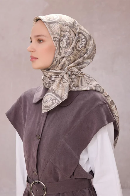 Belli Twill İpek Eşarp 4222-84