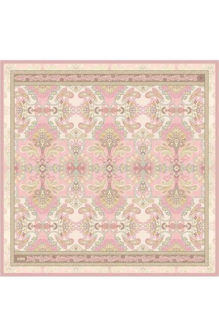 Belli Twill İpek Eşarp Pembe