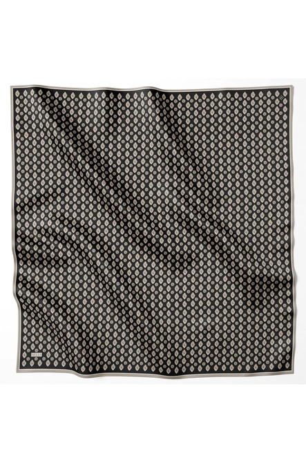 Belli Twill İpek Eşarp Siyah