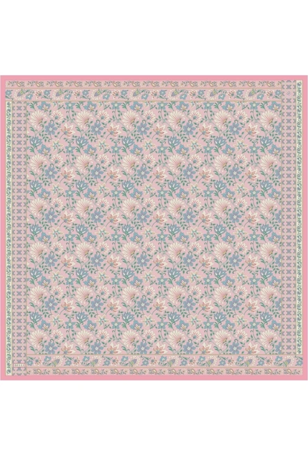 Belli Twill İpek Eşarp Pembe