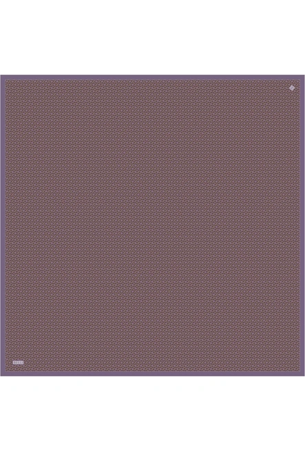 Belli Twill İpek Eşarp 4317-34 Kahverengi, Mor