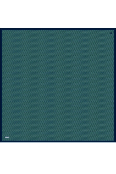 Belli Twill İpek Eşarp 4317-85 Petrol Yeşil, Mavi