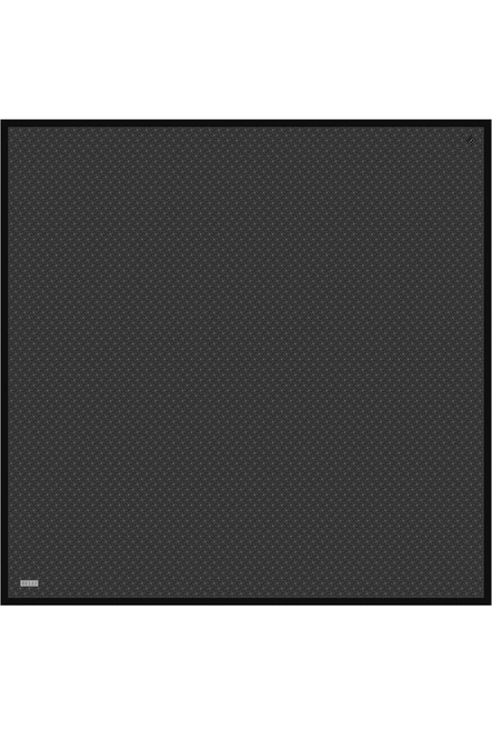 Belli Twill İpek Eşarp 4317-86 Siyah, Füme