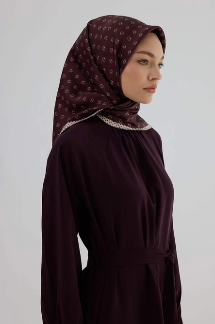 İpekhan Twill İpek Eşarp 53005 Bordo