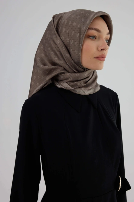 İpekhan Twill İpek Eşarp 53005 Umber