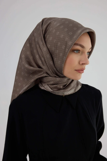 İpekhan Twill İpek Eşarp 53005 Umber