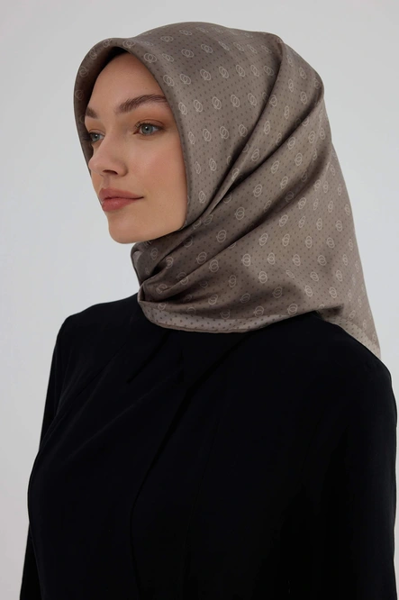 İpekhan Twill İpek Eşarp 53005 Umber