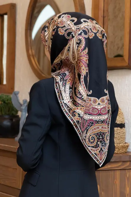 Vissona Twill İpek Eşarp 60777-2