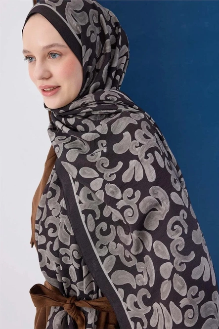 Silk Home Urban Hours Harmony Siyah Mayda Şal 190X70