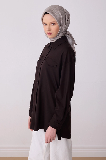 Belli Twill İpek Eşarp 4317-05 Bej, Vizon