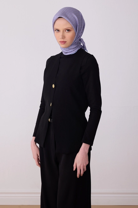 Belli Twill İpek Eşarp 4317-36 Mor, Bebe Mavi