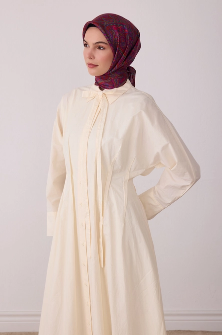 Belli Twill İpek Eşarp Fuşya