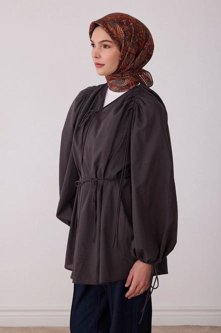 Belli Twill İpek Eşarp Kırmızı