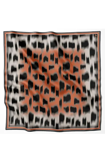 Armine Sura İpek Eşarp Turuncu