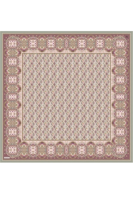 Armine Twill İpek Eşarp Pudra, Pembe