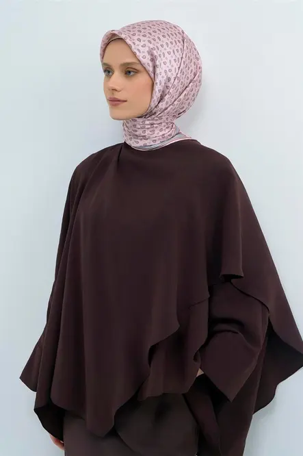 Armine Sura İpek Eşarp Pembe, Mavi, Yavruağzı