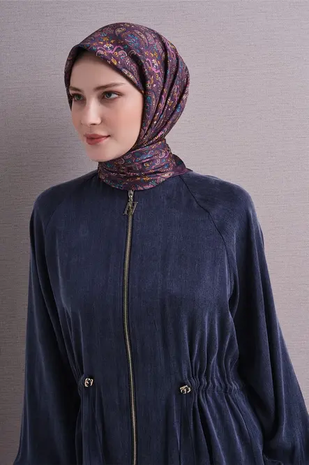 Armine Twill İpek Eşarp Mürdüm
