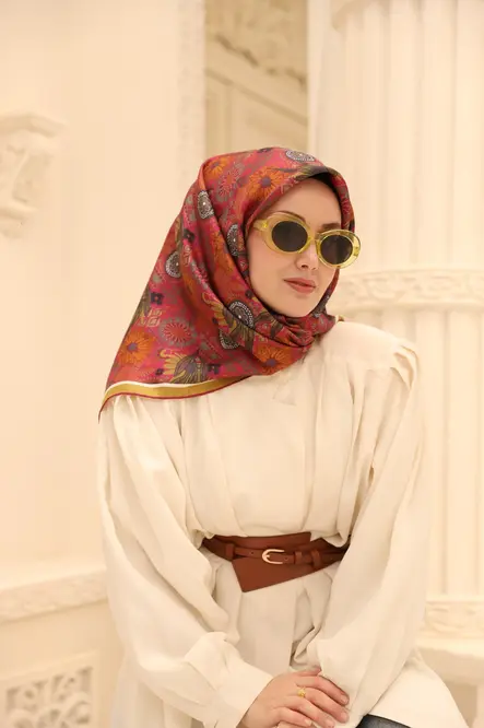 Silk Home Twill İpek Eşarp 11463-42